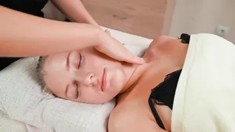 ASMR FACIAL MASSAGE FOR CATHERINE - ASMR HEAD MASSAGE #5