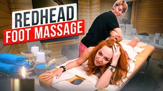 DEEP TISSUE ASMR FOOT MASSAGE FOR REDHEAD ALENA - FOOT PAIN RELIEF