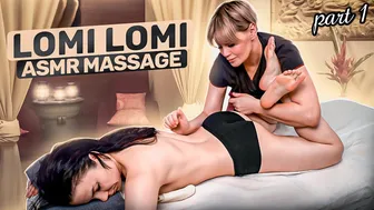 HAWAIIAN ASMR FULL BODY MASSAGE FOR YOUNG WOMAN / LOMI LOMI MASSAGE #1