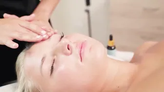 RELAXING ASMR BACK AND FACE MASSAGE FOR FUNNY GIRL EKATERINA #10