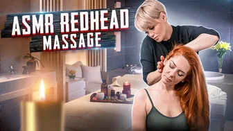 ASMR МАССАЖ ГОЛОВЫ И ПЛЕЧ РЫЖЕЙ ДЕВУШКЕ - REDHEAD ASMR MASSAGE