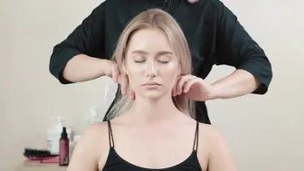 ASMR RELAX HEAD AND NECK MASSAGE FOR PRETY TAISIA #2