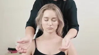 ASMR RELAX HEAD AND NECK MASSAGE FOR PRETY TAISIA #3