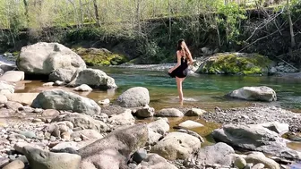 SOLO ASMR CAMPING ♥️♥️ LONELY YOUNG GIRL♥️♥️ WATERFALL AND HEALING SOUNDS OF NATURE⛰ #6