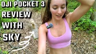 Reviewing my DJI Pocket 3 Wireless Mic & Mimo App with Sky!