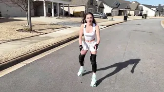 Learn how to roller skate with me! #6