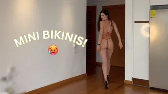 how can bikinis be SO SMALL? ???? (try on) | Zarias