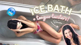 tongue twisters in an ice bath?! ???? | Zarias