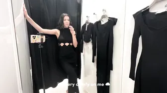 buy a new dress with me! ♥️♥️ (fitting room try on) | Zarias #3