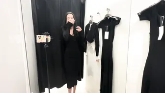 buy a new dress with me! ♥️♥️ (fitting room try on) | Zarias #4