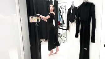 buy a new dress with me! ♥️♥️ (fitting room try on) | Zarias #6