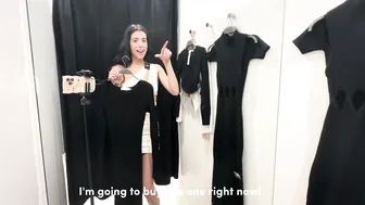 buy a new dress with me! ♥️♥️ (fitting room try on) | Zarias #8