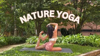 7 minute nature yoga ????????‍♀️ (no talking - peaceful & soothing) | Zarias