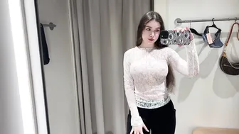 Transparent Clothes with Laurel | See-Through Try On Haul At The Mall [4K] #2