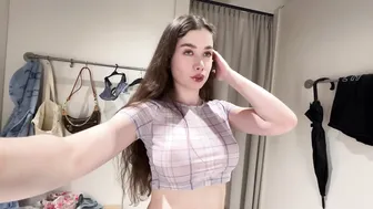 Transparent Clothes with Laurel | See-Through Try On Haul At The Mall [4K] #6