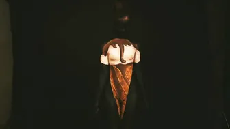 Ice cream body painting #5