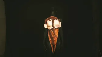 Ice cream body painting #6