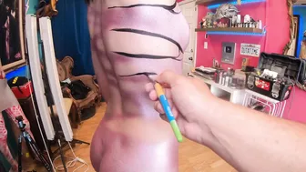 Body Painting on Shadia (Artistic Nudity/Documentary) #3