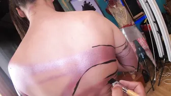 Body Painting on Shadia (Artistic Nudity/Documentary) #4