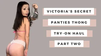 Odds Parker | Victorias Secret Thong Try-On & Review Pt. 2