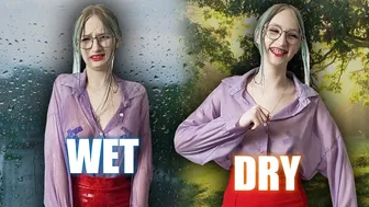 Weather Conditions Test: Can the Secretary's Shirt Withstand the Rain?