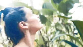 Yoga Flow in the Jungle at KusFarm Bali Retreat to Cha Wilde Music "Long Road Home" #10