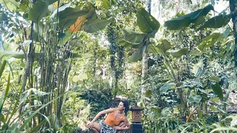 Yoga Flow in the Jungle at KusFarm Bali Retreat to Cha Wilde Music "Long Road Home" #2