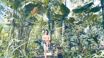 Yoga Flow in the Jungle at KusFarm Bali Retreat to Cha Wilde Music "Long Road Home" #3