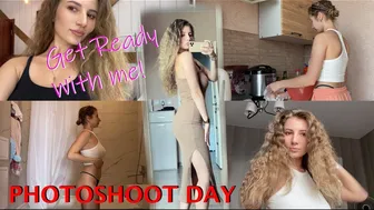 Get ready with me for a photoshoot! One day in my life