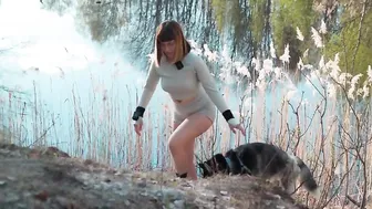 STRETCHING WITH EVELINA AND HER DOG: BEGINNER-FRIENDLY FOREST ROUTINE #5