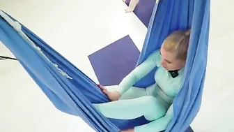 EVGENIA AND OKSANA'S AERIAL YOGA & STRETCHING SESSION #6