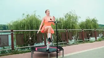 GET READY TO JUMP: 20 MIN TRAMPOLINE FITNESS WORKOUT AND CHOREOGRAPHY #9
