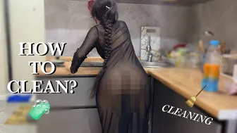 4K Clean With Me – Stunning Transparent KITCHEN room Cleaning for a Crystal-Clear Shine 2025