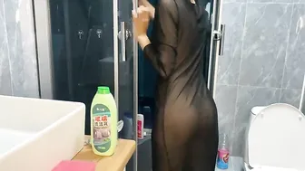 4K Clean With Me – Stunning Transparent BATHROOM room Cleaning for a Crystal-Clear Shine 2025 #6
