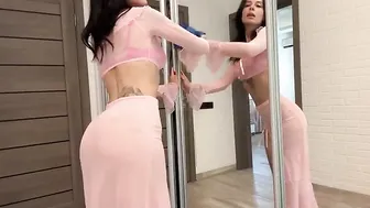TRANSPARENT CLEANING DUET: Ella’s Sheer Mirror Reflection #6