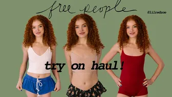 free people try on haul!
