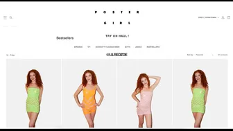 poster girl try on haul!