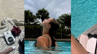 Get Ready With Me To The Pool~ make-up, outfit, hair