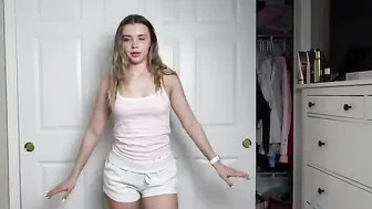 SUMMER TRY ON HAUL~ shorts, tops, VS~ #7