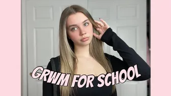 GET READY WITH ME FOR SCHOOL~Skincare, Makeup, Outfit~