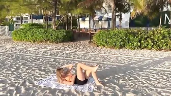 ABDOMINAL BEACH WORKOUT //TheAngelPoli #4
