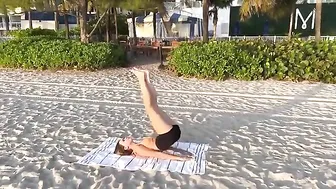 ABDOMINAL BEACH WORKOUT //TheAngelPoli #5
