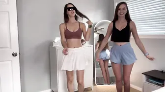 Activewear / Workout Outfits Try on Haul Swap | Clothes Swap with ​⁠​⁠Katie Clark [4k] #6