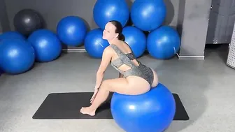 Fitball Stretch Routine | Improve Flexibility & Balance #4