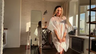 Rainy Day Glow: Ultimate White Raincoat Style 