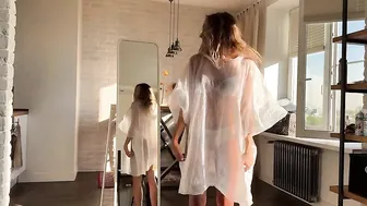 Rainy Day Glow: Ultimate White Raincoat Style  #2