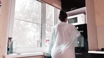 New episode of cleaning with me | Cleaning windows and microwave | Clean Home 2025 #10