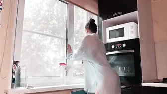 New episode of cleaning with me | Cleaning windows and microwave | Clean Home 2025 #3