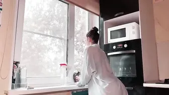 New episode of cleaning with me | Cleaning windows and microwave | Clean Home 2025 #5