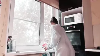 New episode of cleaning with me | Cleaning windows and microwave | Clean Home 2025 #6